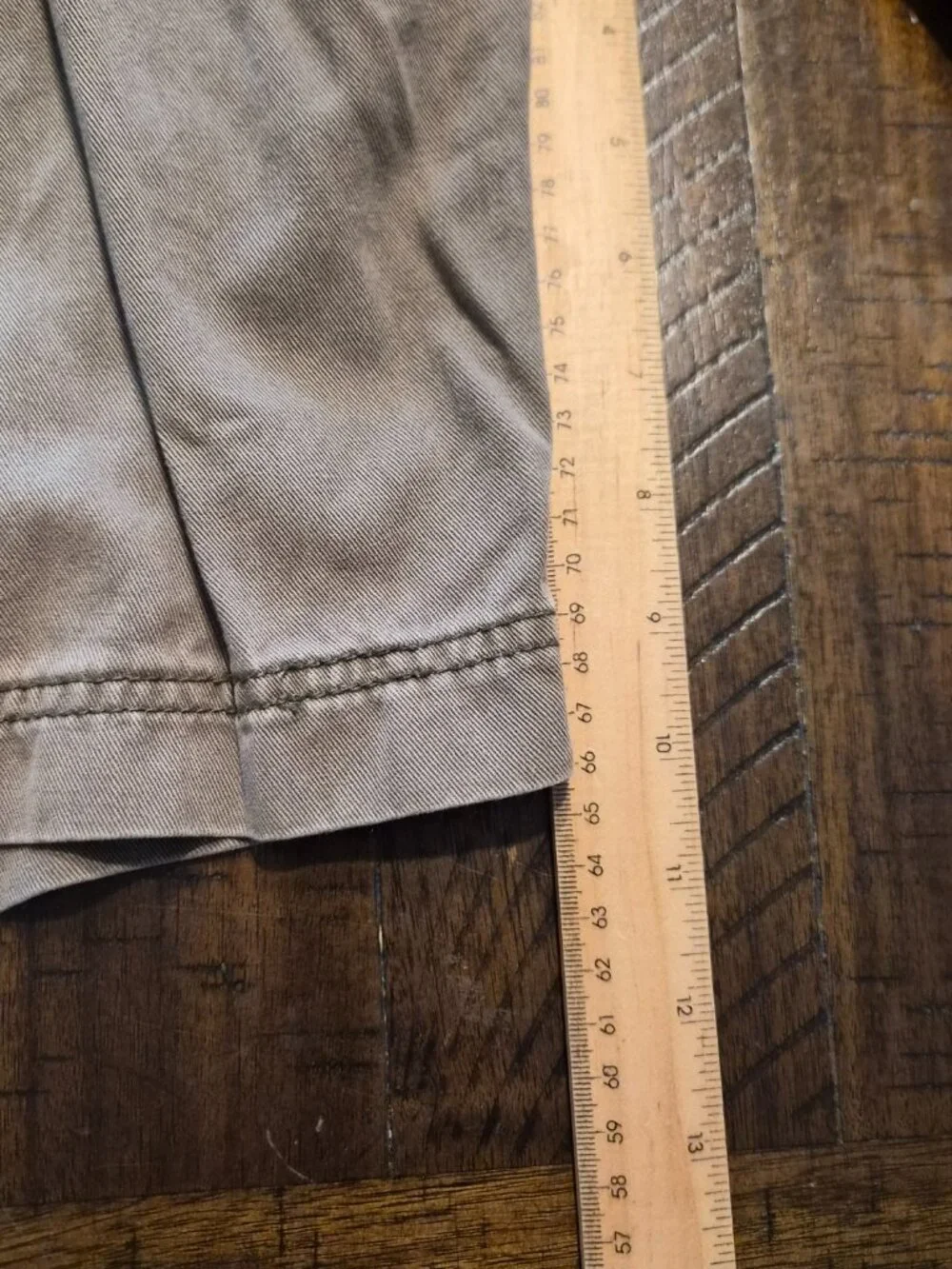 Vintage Levis Cargo Shorts Men 32 Olive Green Canvas 100% Cotton Work Y2K G595